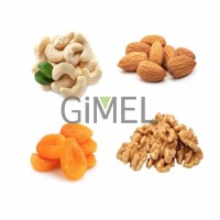 Raw Nuts in Kraft Packaging