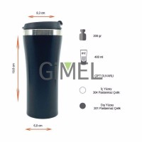 Thermos Type Steel Mug Cup 450 Ml