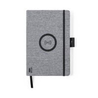 Geri Dönüştürülmüş Kumaştan Wireless Charger + Defter