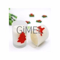 Christmas Patterned Candle Set