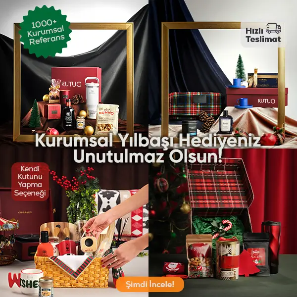 33 Gimel deneyimi ve markanıza özel logo baskılı hediyeler Kutuo'da birleşti.